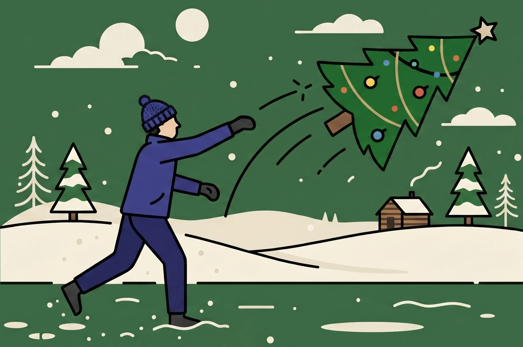 Lancer de sapin